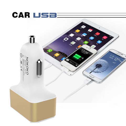 High Quality USB Car Charger Universal Portable 4 Ports Car-charger Travel Charge Adapter For GPS iphone Smartphone Chargering